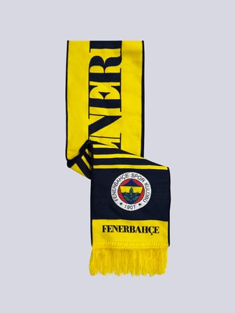 Fenerbahçe Sarı Lacivert Unisex Dokuma Atkı