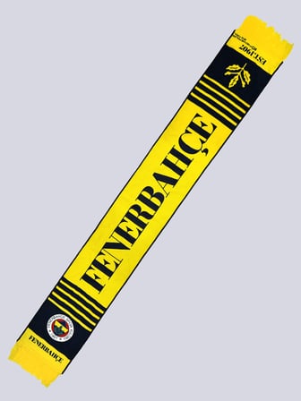 Fenerbahçe Sarı Lacivert Unisex Dokuma Atkı