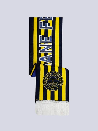 Fenerbahçe Sarı Lacivert Efsane Fenerbahçe Unisex Dokuma Atkı
