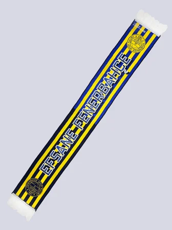 Fenerbahçe Sarı Lacivert Efsane Fenerbahçe Unisex Dokuma Atkı