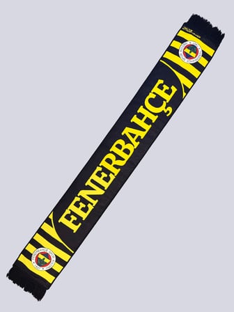 Fenerbahçe Sarı Lacivert Unisex Dokuma Atkı