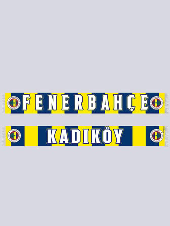 Fenerbahçe Sarı Lacivert Kadıköy Unisex Şal