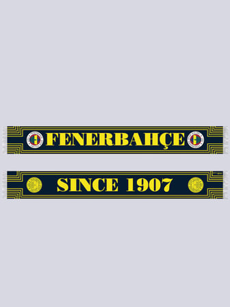 Fenerbahçe Sarı Lacivert Since 1907 Unisex Şal