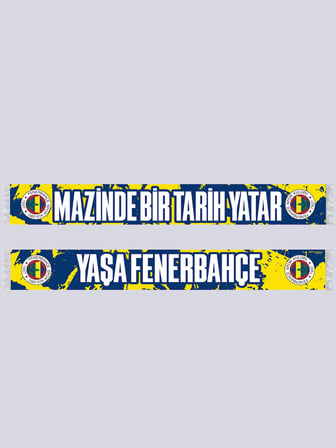 Fenerbahçe Sarı Lacivert Mazinde Bir Tarih Yatar Unisex Şal
