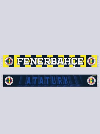 Fenerbahçe Sarı Lacivert Atatürk Unisex Şal