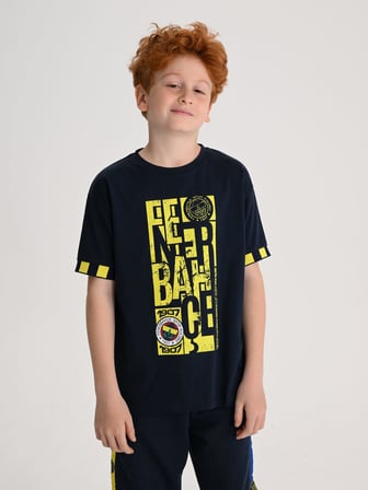 Fenerbahçe Lacivert Tribün FB 1907 Çocuk Tshirt