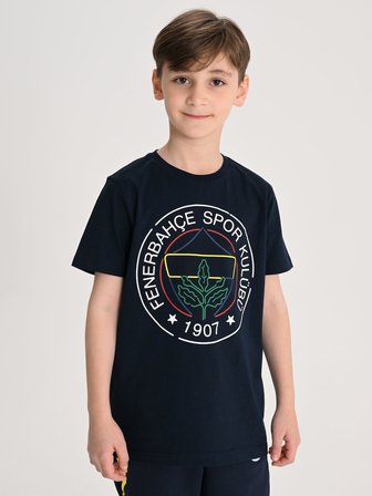 ÇOCUK TRIBUN ÇİZGİ LOGOLU TSHIRT