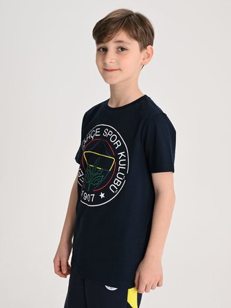 ÇOCUK TRIBUN ÇİZGİ LOGOLU TSHIRT