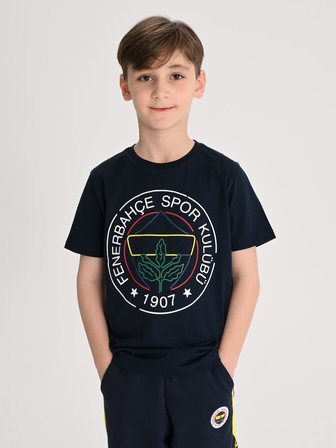 ÇOCUK TRIBUN ÇİZGİ LOGOLU TSHIRT