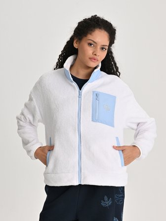 KADIN TREND CEP DETAYLI PELUŞ SWEAT