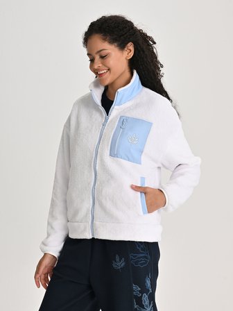 KADIN TREND CEP DETAYLI PELUŞ SWEAT