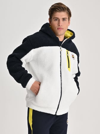 ERKEK TRIBUN RENK BLOKLU PELUŞ SWEAT