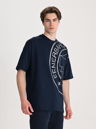 ERKEK TRIBUN KROM LOGOLU TSHIRT