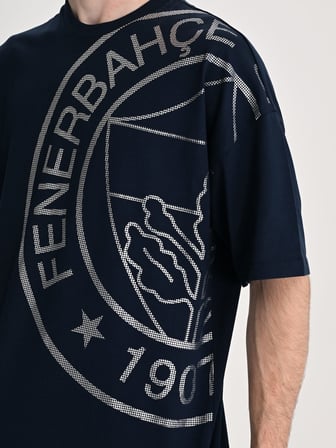ERKEK TRIBUN KROM LOGOLU TSHIRT