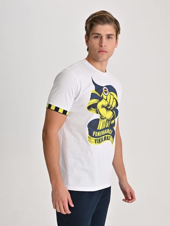 Fenerbahçe Beyaz Tribün Fenerbahçe Yıkılmaz Erkek Tshirt