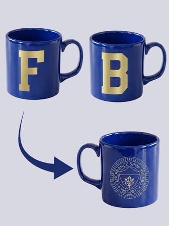 Fenerbahçe Lacivert Harf Baskılı Mug