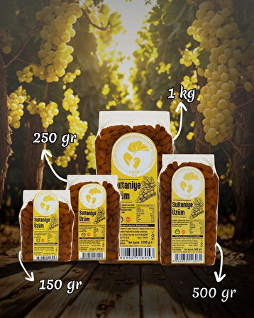 Sultaniye Kuru Üzüm 250 Gr Dört Adet