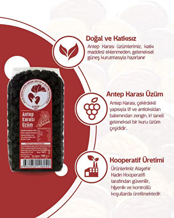 ANTEP KARASI KURU ÜZÜM(1kg)