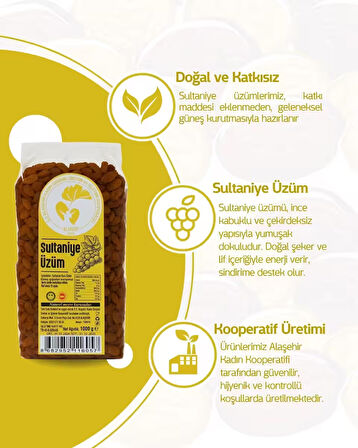 Sultaniye kuru üzüm 1 kg