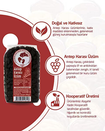 ANTEP KARASI KURU ÜZÜM(250gr)