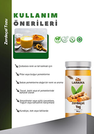 Toz Zerdeçal 50g Turmeric Ground