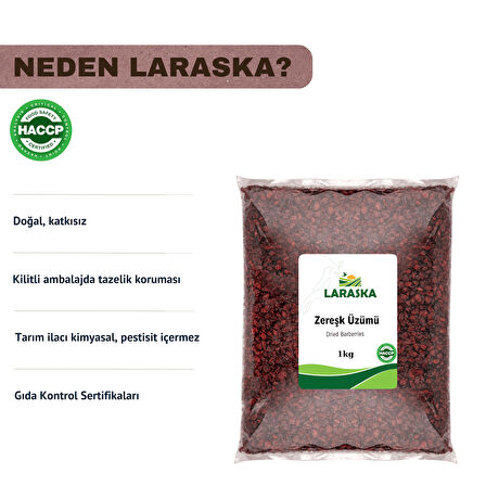 Kuru Zereşk (barberries) 1 Kg Yeni Mahsül 1. Kalite Iran Üzümü Zereshk