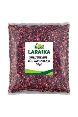 Laraska Gül Çayı Kurutulmuş Gül Yaprakları 50g - Dried Rose Petals 50g