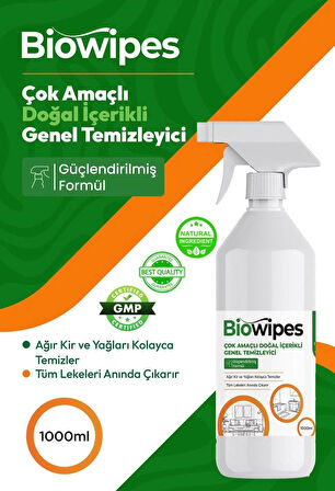 Bitkisel Doğal Içerikli Yüzey Temizleyici - Çok Amaçlı - Leke Çıkarıcı - Genel Temizleme