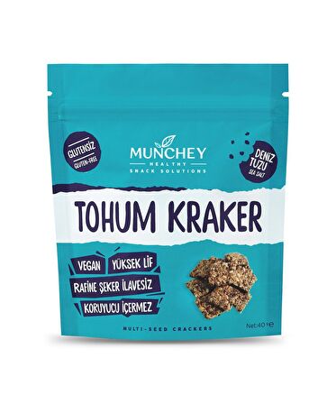 Munchey Sade Tohum Kraker 40g