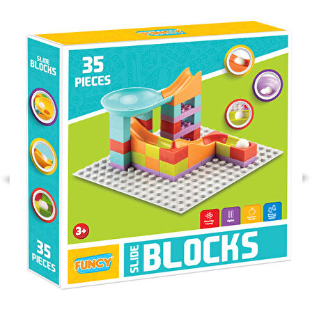 Slide Blocks 35 Parça LegoDuplo Uyumlu