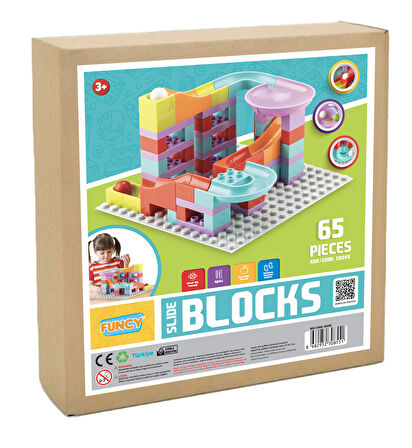 Slide Blocks 65 Parça LegoDuplo Uyumlu