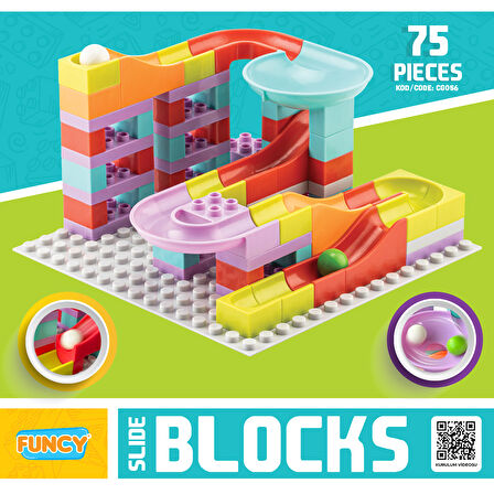 Slide Blocks 75 Parça LegoDuplo Uyumlu