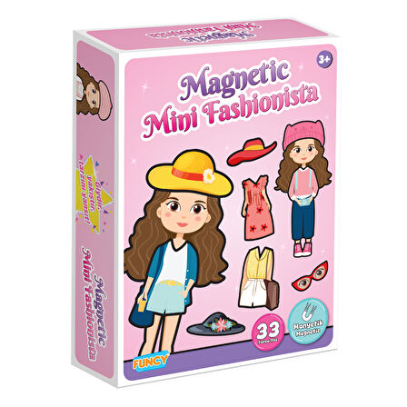 MAGNETLİ MİNİ FASHİONİSTA MODA KUTU OYUNU