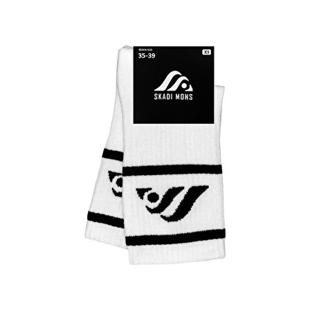 Skadi Mons Çorap Logo Tennis 2 Pack