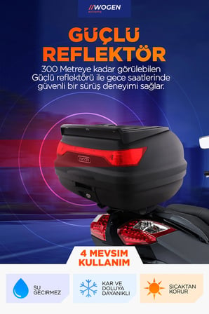 WOGEN Wg52 Arka Çanta 52 Litre Basic (SİYAH)