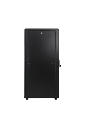 32u 800x800mm 19'' Dikili Tip Network Rack Kabinet Siyah 2 Yıl Üretici Garantili