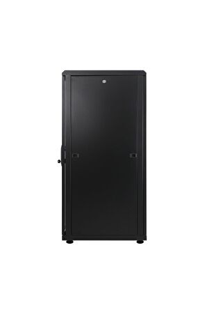 32u 800x800mm 19'' Dikili Tip Network Rack Kabinet Siyah 2 Yıl Üretici Garantili