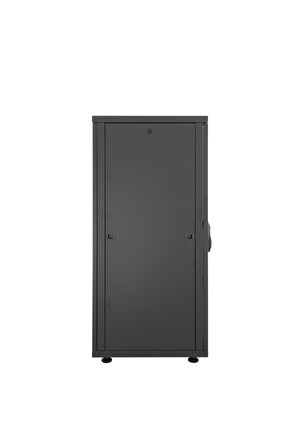 26u 600x600mm 19'' Dikili Tip Network Rack Kabinet Siyah 2 Yıl Üretici Garantili