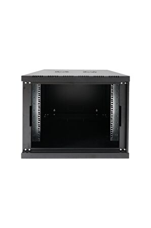 9u 19'' 600x600mm Duvar Tipi Kabinet Tek Gövdeli Siyah 2 Yıl Üretici Garantili