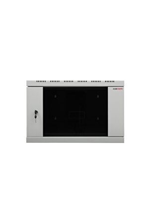 9u 19'' 600x560mm Duvar Tipi Kabinet Tek Gövdeli Gri 2 Yıl Üretici Garantili