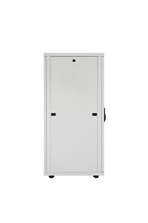 26u 600x600mm 19'' Dikili Tip Network Rack Kabinet Gri 2 Yıl Üretici Garantili