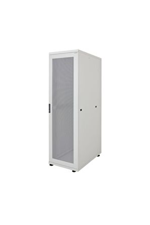 42u 600x1000mm 19'' Dikili Tip Server Rack Kabinet Gri 2 Yıl Üretici Garantili