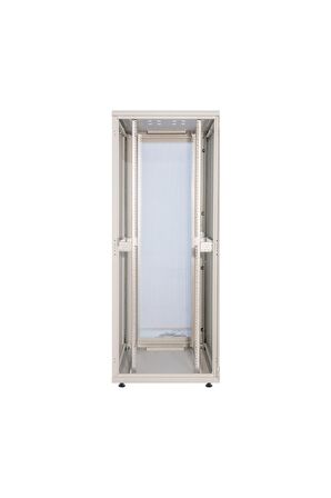 42u 600x1000mm 19'' Dikili Tip Server Rack Kabinet Gri 2 Yıl Üretici Garantili
