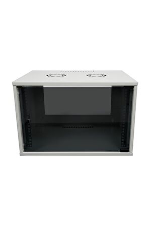 4U 600x600 Mm Duvar Tipi Soho Rack Kabinet Gri 2 Yıl Üretici Garantili