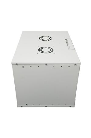 4U 600x600 Mm Duvar Tipi Soho Rack Kabinet Gri 2 Yıl Üretici Garantili