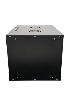 4U 600x600 Mm Duvar Tipi Soho Rack Kabinet Siyah 2 Yıl Üretici Garantili