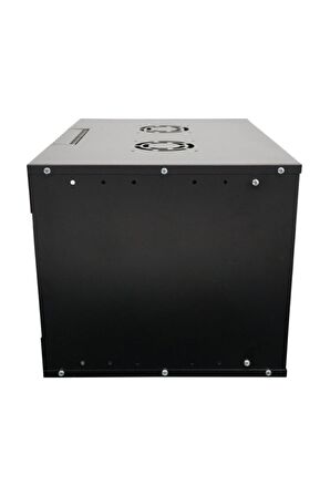 6U 545x400 Mm Duvar Tipi Soho Rack Kabinet Siyah 2 Yıl Üretici Garantili