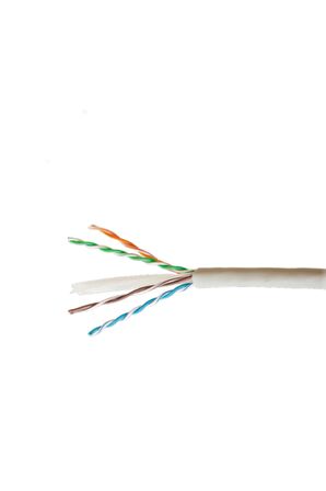 Cat6 Utp Bakır Lan Veri Kablosu 500mt 23 Awg Gri Lszh