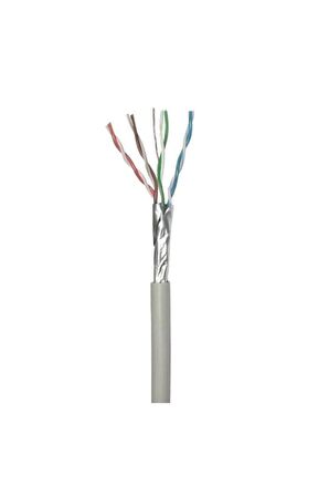 Cat6 F/Utp Bakır Lan Veri Kablosu 500mt 23 Awg Gri Lszh