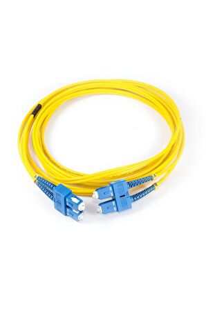 Fiber Optik Patch Kablo SC/SC Dupleks SM 5mt Patch Cord OM2 Uyumlu